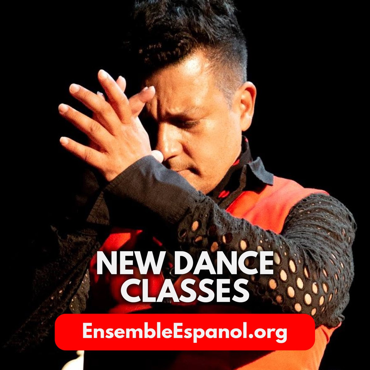 EnsembleEspanol's tweet photo. 💃 NEW Dance Classes! All ages, all levels

📲 More information: https://t.co/lwwLcnwD6W

Discover the art of Flamenco and Spanish Dance — start your journey or elevate your technique with us! https://t.co/d5K4kJSURX