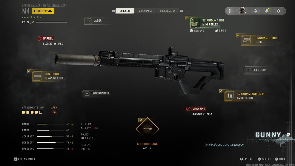 ZanyJacob's tweet photo. update: I have reached max rank and maxed out the M4 https://t.co/aklOR8uB4y