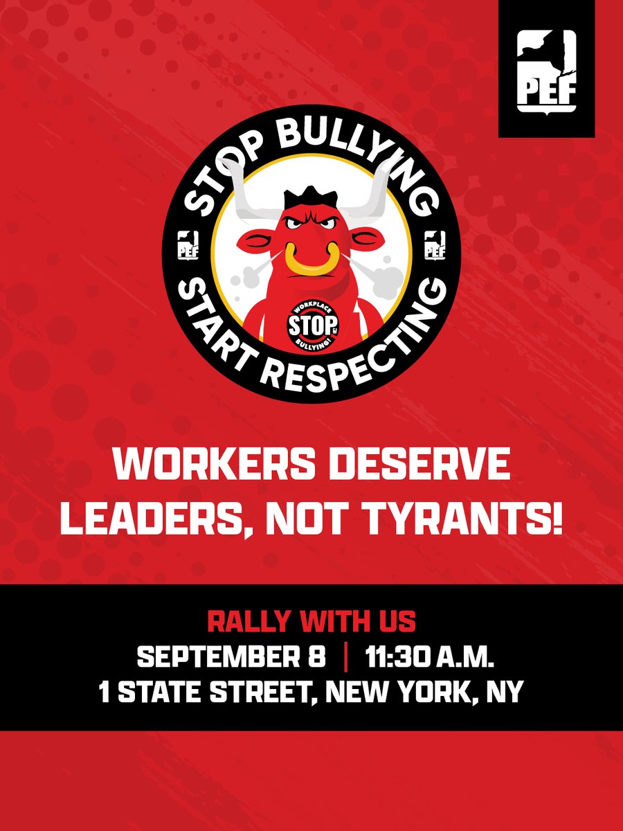 NYSPEF's tweet photo. 📣 Let your voice be heard

Join us on Sept 8 at 11:30am for a rally against bullying!

RSVP here: https://t.co/lHBNmk22xO https://t.co/XzeXit70mq
