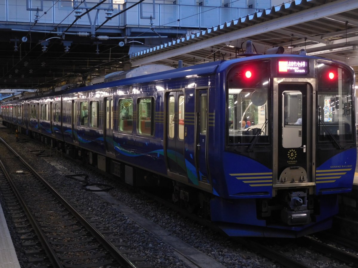 Railway223225's tweet photo. 2026.8/28(Fri)～30(Sun)
長野行程 Vol.02
・383系　しなの
・キハ110系「秋田リレー号」復刻塗装
・しなの鉄道SR1系
・しなの鉄道SR1系　しなのサンセット https://t.co/oDT5UMSb85