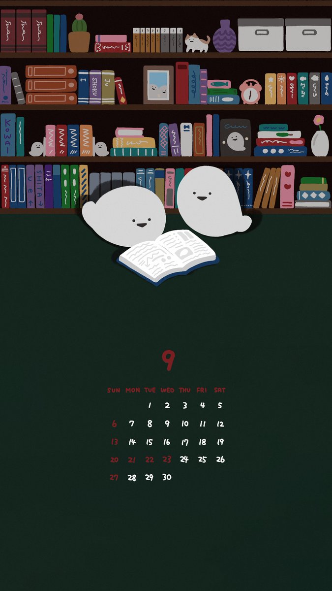 baspis_snt's tweet photo. 9月のカレンダーを作りました📖( ˙▽˙  )3

スマホのロック画面や壁紙、
アイコン等にお使いくださいませ📚 https://t.co/r5QjffAonl