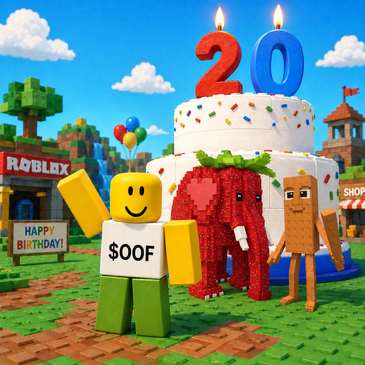 OOFonRH's tweet photo. 20 years of solana:48UE1jHd1YRR2EpTnRXi6dA15eboq92jm1YusW2epump 

happy birthday @Roblox https://t.co/TIADeRq8bw