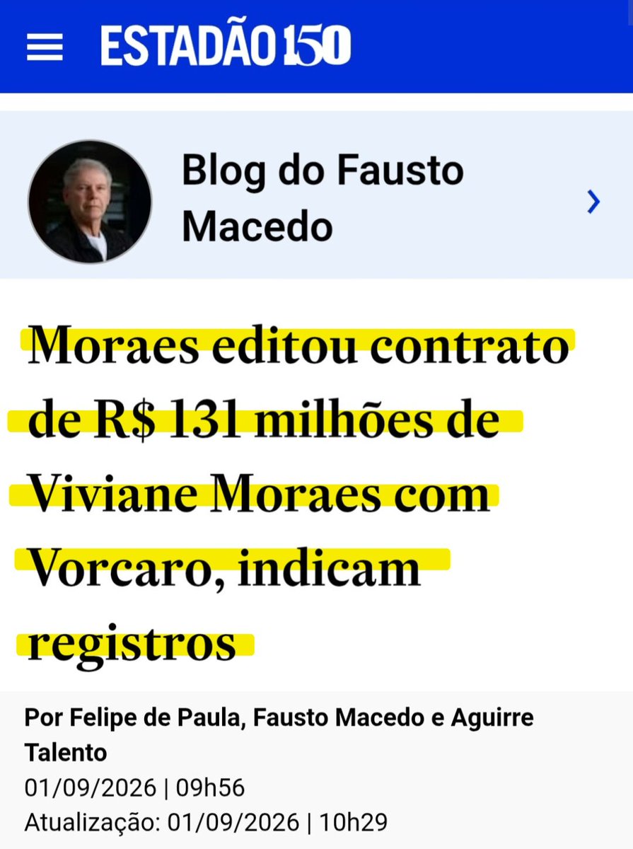 paulodetarsog's tweet photo. Por qual motivo Moraes ainda continua na Corte? https://t.co/GDpcWhDmbZ