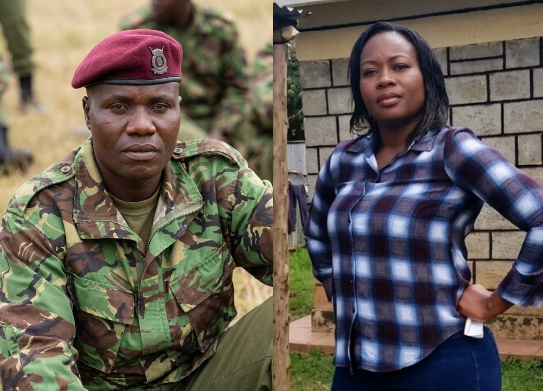 CopShakurkihara's tweet photo. GSU officer Nathan Kirwa was yesterday arrested for the murder of Doris Murei, a 45-year-old married woman in Eldoret. It is alleged that Nathan Kirwa had an affair with Doris Murei, who was married to another man. Nathan was also married to another woman.

It is alleged that Nathan found Doris with another man who was not her husband, prompting Kirwa to draw his gun and shoot her five times before fleeing the scene.