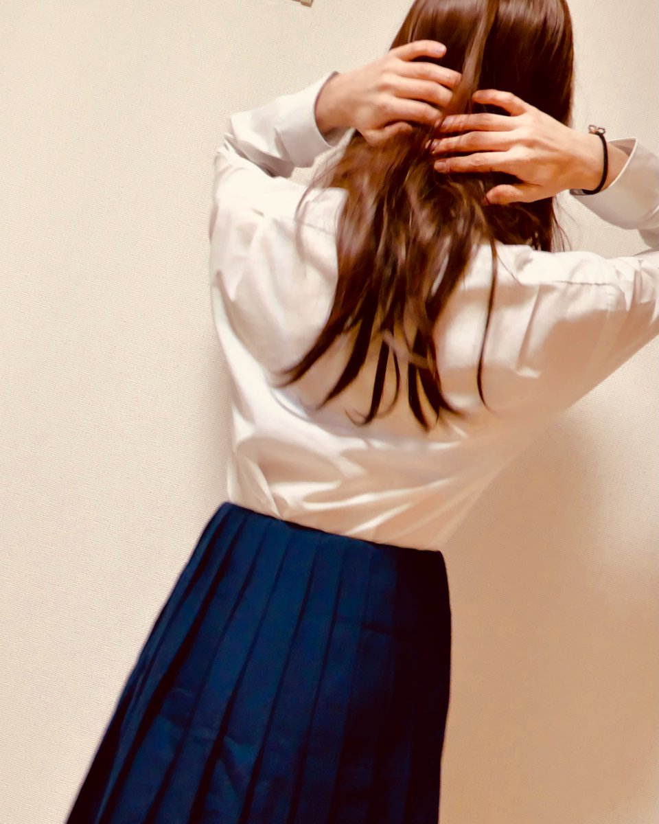 ruisa_tear's tweet photo. やっぱり制服紺プリスカが王道...！これは結構前のやつｗ #女装 #男の娘 https://t.co/8rvIC1WFWd