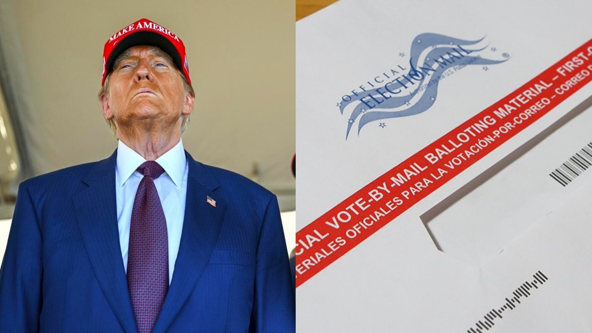 HQNewsNow's tweet photo. A whistleblower just disclosed that USPS is secretly enacting Trump's order to restrict mail-in ballots:

"If even one bar code on one single ballot in a bulk-mailing of 10,000 ballots fails to properly scan during the verification process, the entire batch is rejected and sent back to the state - effectively stopping the ballots from being mailed to voters."