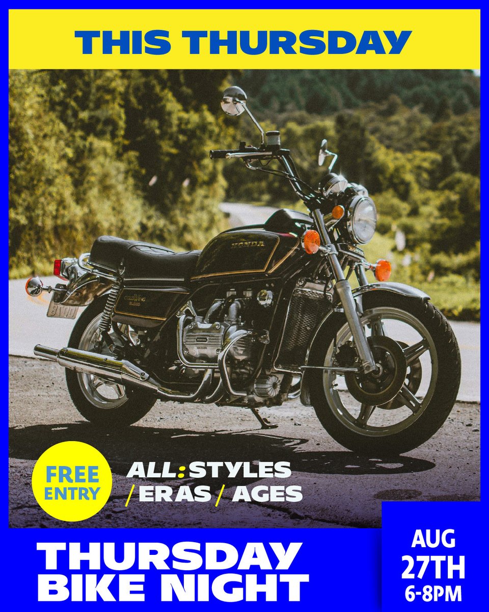 AdriaTappavceh's tweet photo. THURSDAY BIKE NIGHT | 27 AUG

This Thursday! Bring your ride, from classics to modern superbikes. No booking needed—just turn up and enjoy the fun. Free event. 27 August 2026 
Shannons Showroom 
22 Lambs Rd, Artarmon NSW 2064, Australia 
6:00–8:00 pm https://t.co/07wiA9NQb4