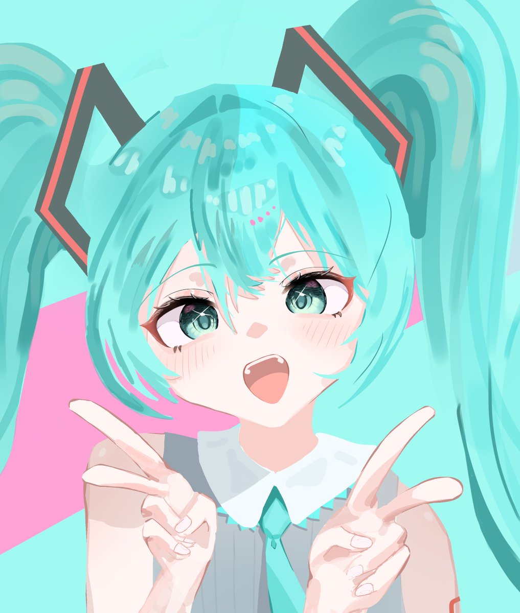 __aruk_'s tweet photo. 1日遅刻…！
#初音ミク誕生祭2026 https://t.co/httPTLrBjE