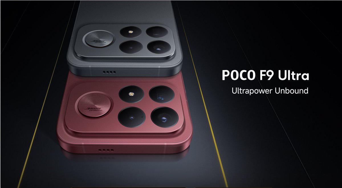 _Digital_Dive's tweet photo. 🚀POCO F9 Ultra Launched: 185Hz Display, Snapdragon 8 Elite Gen 5 &amp; Huge 8,050mAh Battery
✅ Details checkout 👇 
https://t.co/IuS5E0UrzT https://t.co/bBHTOAI8QD