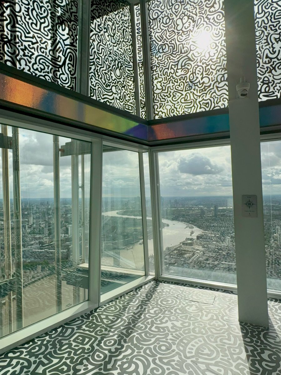 TheShardLondon's tweet photo. Mr Doodle has transformed Level 69 at @shardview with an installation of his distinctive hand-drawn artwork.

‘Doodles with a View’ is included with admission and runs until 14th October.

Book tickets here: https://t.co/gbOM7R5rPh

#TheShard #shardview https://t.co/wY8sOYDKE4