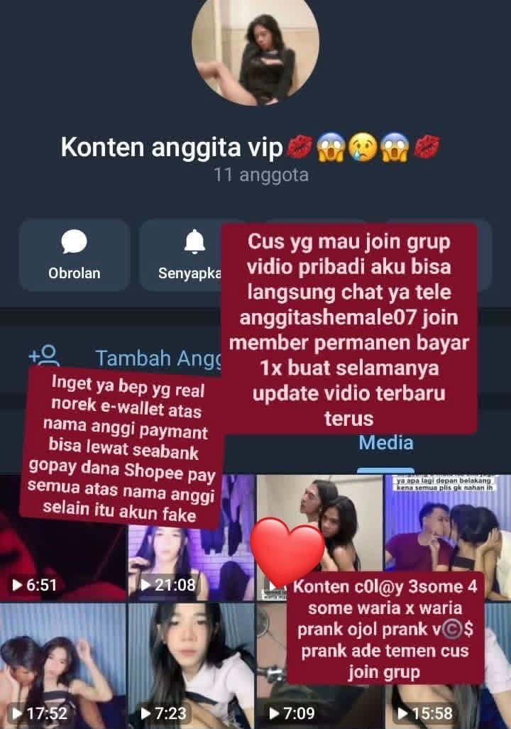Anggitashemalll's tweet photo. Fulldurasi di grup tele vip aku ya beb
Cus join sekarang juga
Reay kos bekasi timur / panggilan
Vcs
Open 🅱️🅾️
Join grup vidio pribadi
#colbar #wariabekasi #wariajakarta 
#wariabogor #wariabandung #wariatopbot #wariatoge #wariakontolgede #bokeplokalleakedvidioviralterbaruindonesia https://t.co/EXum29xcxS