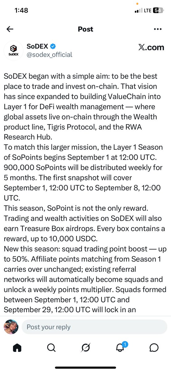 Chiomakb's tweet photo. Sodex just introduced another trading activities without rewarding the season 1 sopoints 

At this points I think the communities are cooked and there is nothing to be done,
All users used there hard earned money to participate on this sopoints for exactly 6months and this is very bad for all users right now