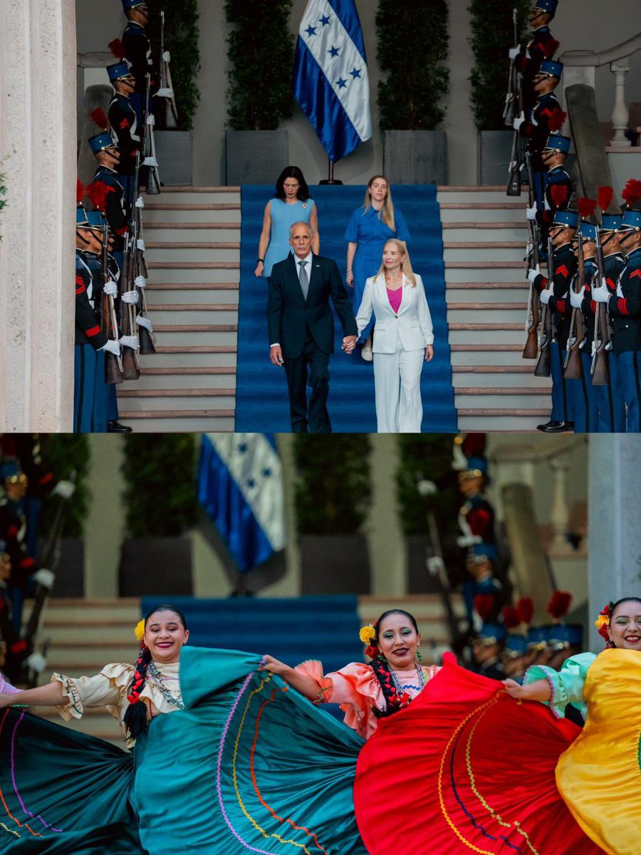 hnpresidencia's tweet photo. En el marco de los 205 años de la independencia patria, el presidente Nasry Asfura participó este martes en la izada de la Bandera Nacional.

Un gesto para renovar el compromiso con la patria: trabajar, cumplir y hacer por una Honduras próspera para todos.

Honduras nos une https://t.co/T6mshtGWay