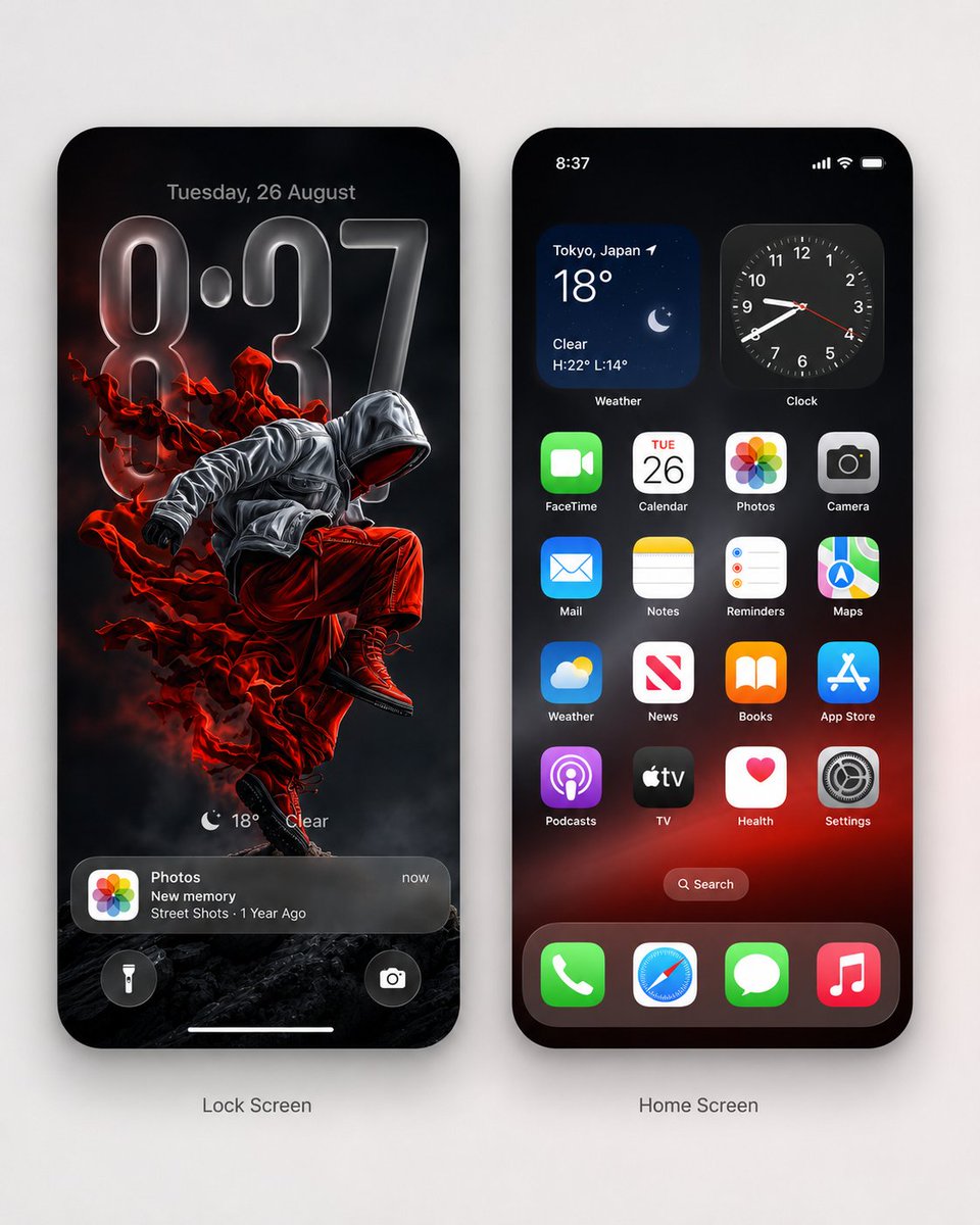 4KWallpapersHQ's tweet photo. Dark motion. Red energy. Zero hesitation. 🔥🖤

Your next Lock + Home Screen setup? 🔖 Save it.

💖 Like · 🔁 Repost · ➕ Follow for daily HD drops. https://t.co/Pvh5a5rt46