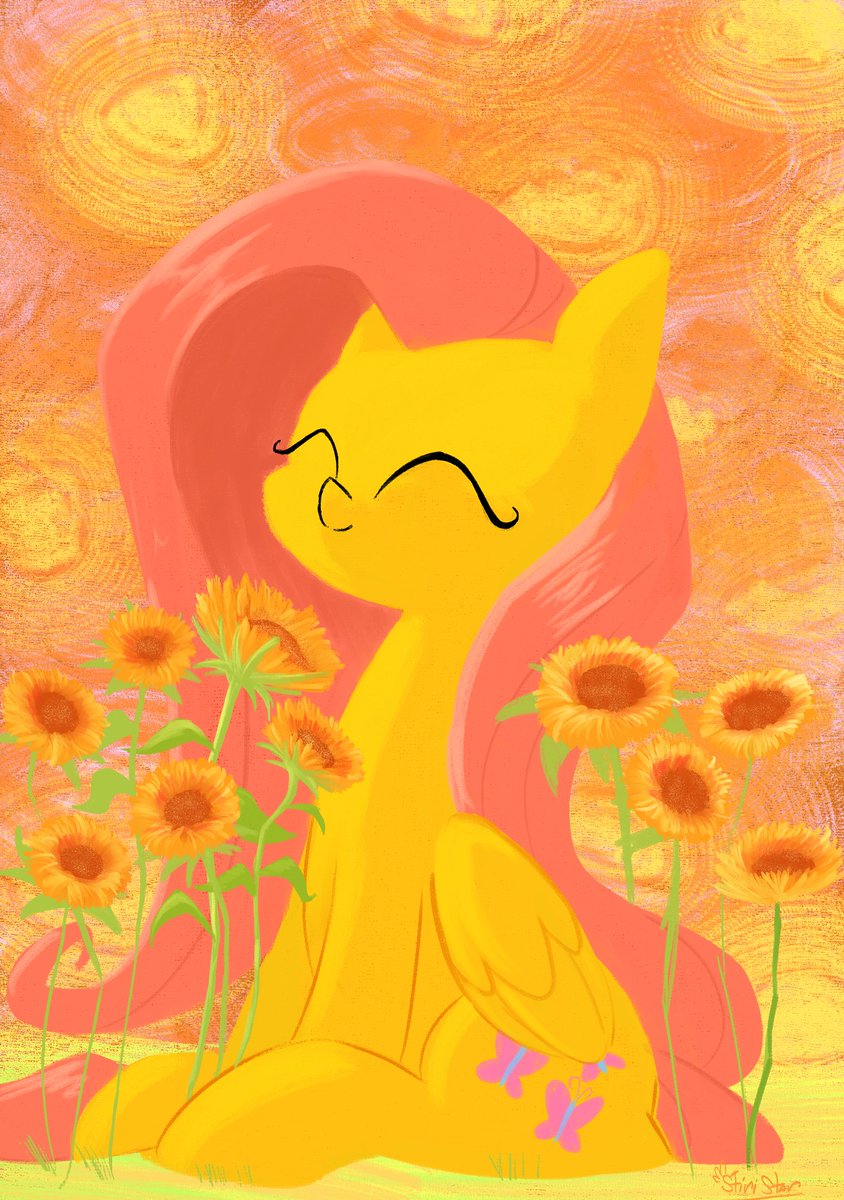 StiriStar's tweet photo. Here’s how it’s coming along; I just need to add a few more sunflowers and paint a couple of details.
maybe change the background? https://t.co/a4XA8lOZ2t