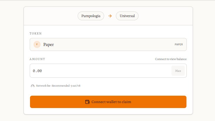 pumpologia's tweet photo. /claim

Claim simply lets you take your sealed $PAPER and claim its token representation on another protocol.

⬛𝑀𝑖𝑛𝑡 → 𝑆𝑒𝑎𝑙 → 𝐶𝑙𝑎𝑖𝑚
🟧𝐶𝑙𝑎𝑖𝑚 → 𝑀𝑎𝑟𝑘𝑒𝑡 → 𝑇𝑟𝑎𝑑𝑒

The first meta-protocol working with us is @Universal_fdn https://t.co/AIIA7YwoHP