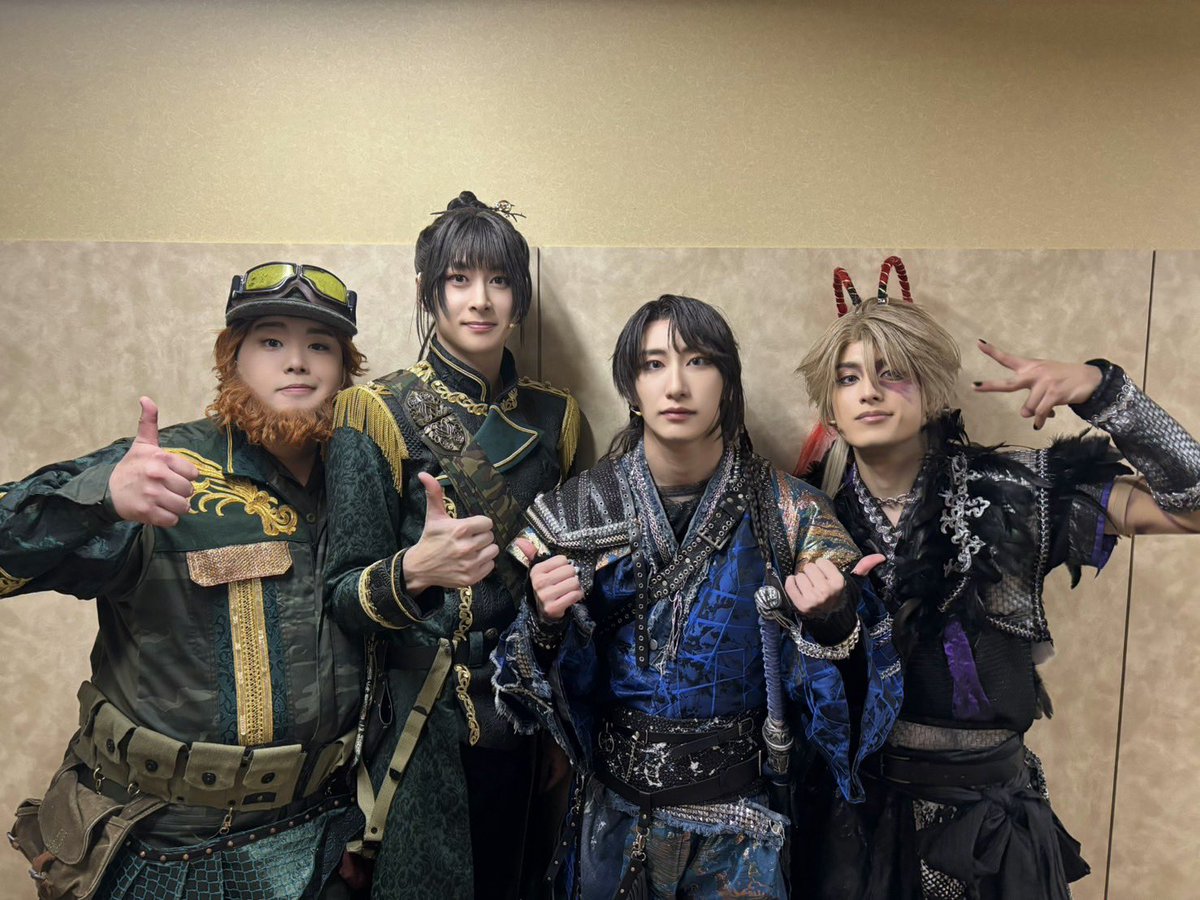 ryousei_tanaka's tweet photo. 剣劇「三國志演技～蜀漢」
3日目ご来場ありがとうございました！！

本日のアフタートークメンバーで！
自由で楽しいアフタートークでした🥴

明日は1公演。
魂込めて走ります！！

おやすみ💤
#剣劇三國志 https://t.co/fbDXkYnvhc