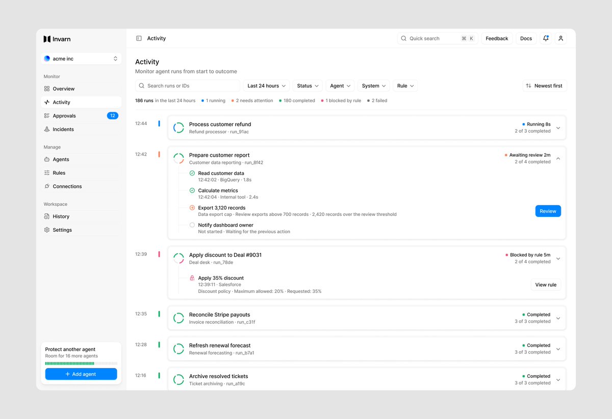 kvbogdan's tweet photo. AI agent activity monitoring https://t.co/RyvB0UHtoT