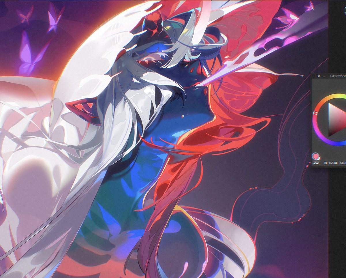 AkiShyCat's tweet photo. 🦋 Butterfly shinigami~~🦋
WIP

#OC #art #illustration https://t.co/Wv9KAKu9HL