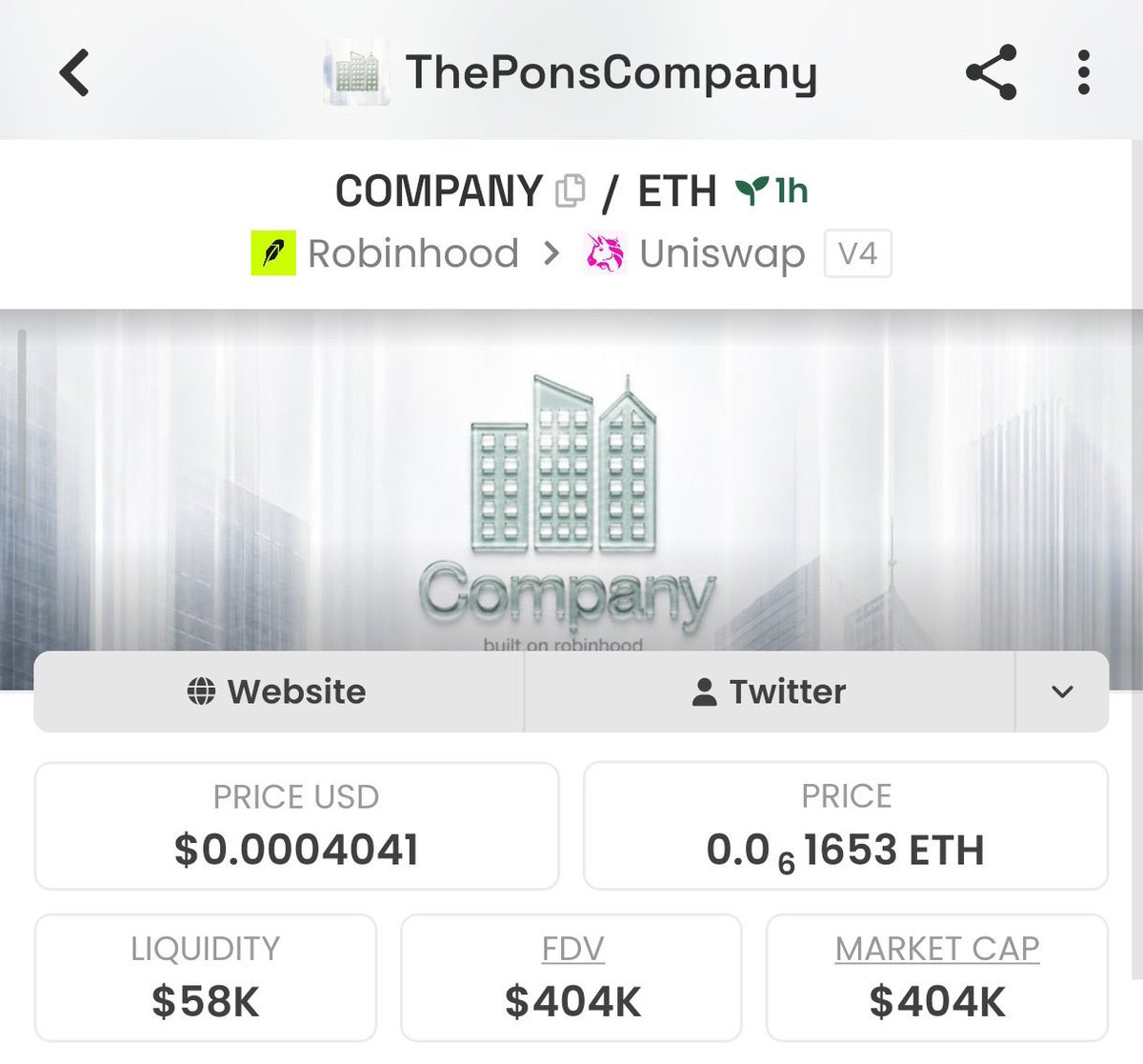 keepwithbiebs's tweet photo. $COMPANY  Another send 🚀
$80K MC ➜ $404K MC
That’s what happens when you get in early.
Private TG ate once again 💰🔥
Follow &amp; 📩 DM me to get into the TG + Discord before the next gem explodes.
Ca: 0x5766Cb3fBfE71bbBaFAAEaE3FD8725948915eFd4
#memecoin #bbvipks4 #bitcoin #solana https://t.co/emCfQEYXoQ