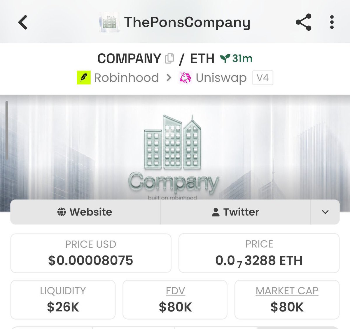 keepwithbiebs's tweet photo. $COMPANY  Another send 🚀
$80K MC ➜ $404K MC
That’s what happens when you get in early.
Private TG ate once again 💰🔥
Follow &amp; 📩 DM me to get into the TG + Discord before the next gem explodes.
Ca: 0x5766Cb3fBfE71bbBaFAAEaE3FD8725948915eFd4
#memecoin #bbvipks4 #bitcoin #solana https://t.co/emCfQEYXoQ