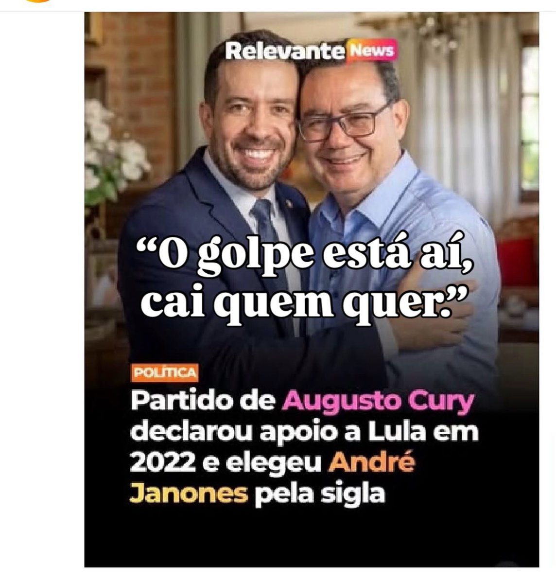 AlmirFornari's tweet photo. Augusto Cury é um esquerdista camuflado e as páginas de esquerda estão enaltecendo ele para conquistar os votos dos indecisos e de outros que votariam no Flávio e a intenção é dar a vitória a Lula, com certeza este senhor já tem um cargo garantido se o L vencer.
Abre o olho 👁️👁️ https://t.co/S7JchP2bW3