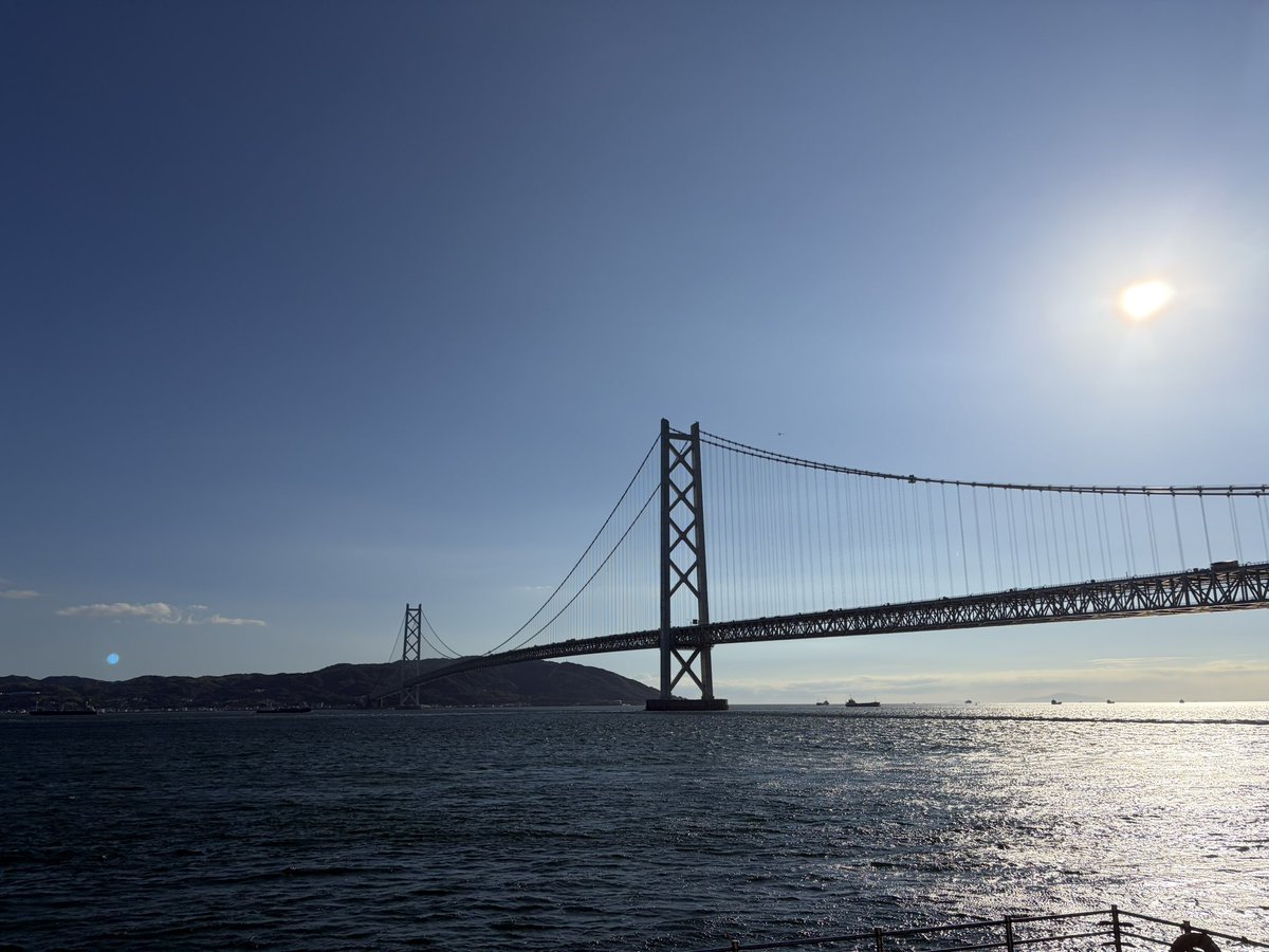 lafu1222's tweet photo. 明石海峡大橋🌉 https://t.co/2spove3K87