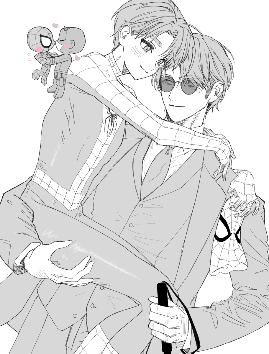 neuuneon's tweet photo. マトピタ #mattpeter #spideydevil https://t.co/iB5s6qsnYy