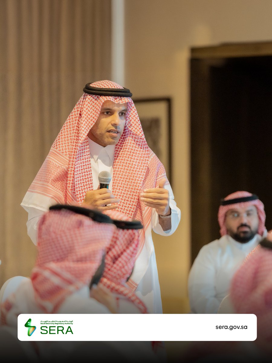SERA_Gov's tweet photo. تعزيزًا للتكامل مع القطاع العقاري، عقدنا ورشة عمل مع المطورين العقاريين لمناقشة نتائج دراسة آلية احتساب فرضيات الأحمال الكهربائية والإجابة عن استفساراتهم. https://t.co/MpNcZnqceT