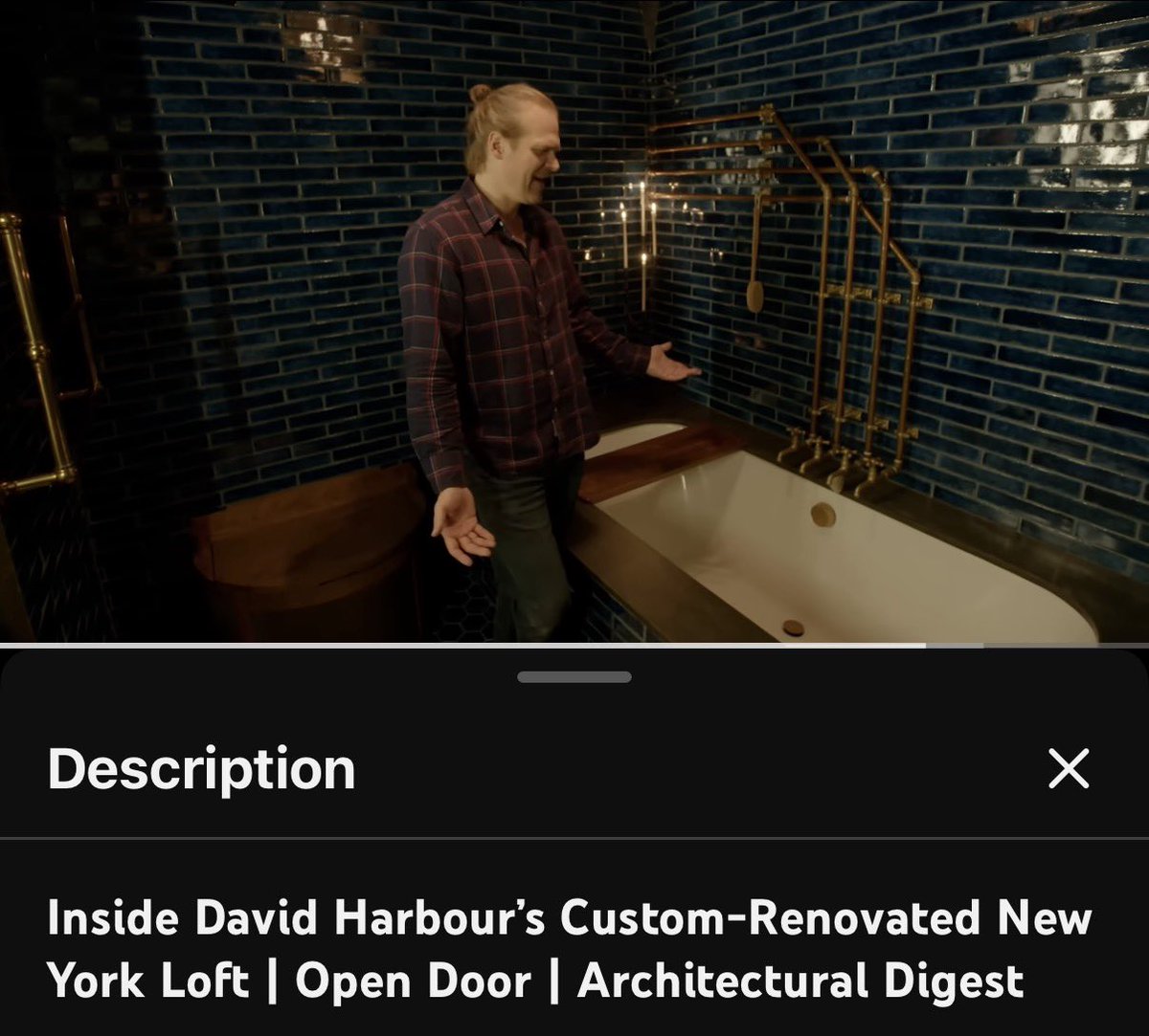supertrucker's tweet photo. Anyway here’s David with his multi-million dollar bathroom with 4 taps on the tub. https://t.co/GZyVMXHjQf