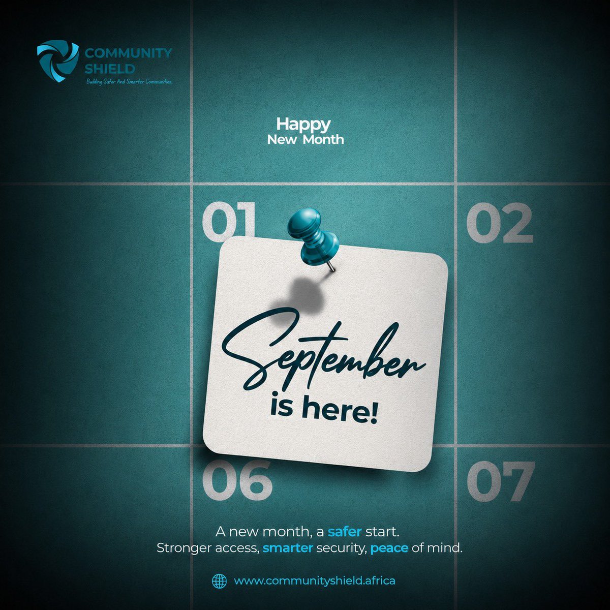 CommShieldAF's tweet photo. September is here! 🛡️✨

A new month, a safer start. Strengthen access control, improve emergency response, and keep your community better connected with **Community Shield**.

🌐 [https://t.co/hK9j0SXKX1](https://t.co/hK9j0SXKX1)

#HappyNewMonthFans #CommunityShield #EstateSecurity #SaferCommunities #AccessControl #CommunitySafety #SmartSecurity