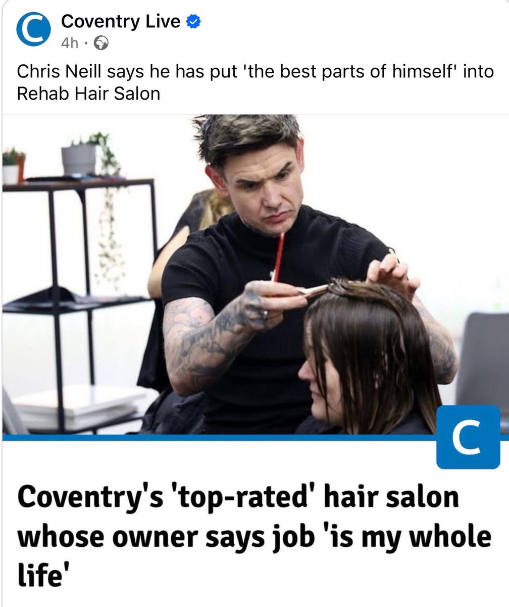 BegmSrmeli's tweet photo. Grateful to Coventry Live for featuring Rehab Hair Salon. Check out the article on Facebook. https://t.co/bNzwkQ1n9L