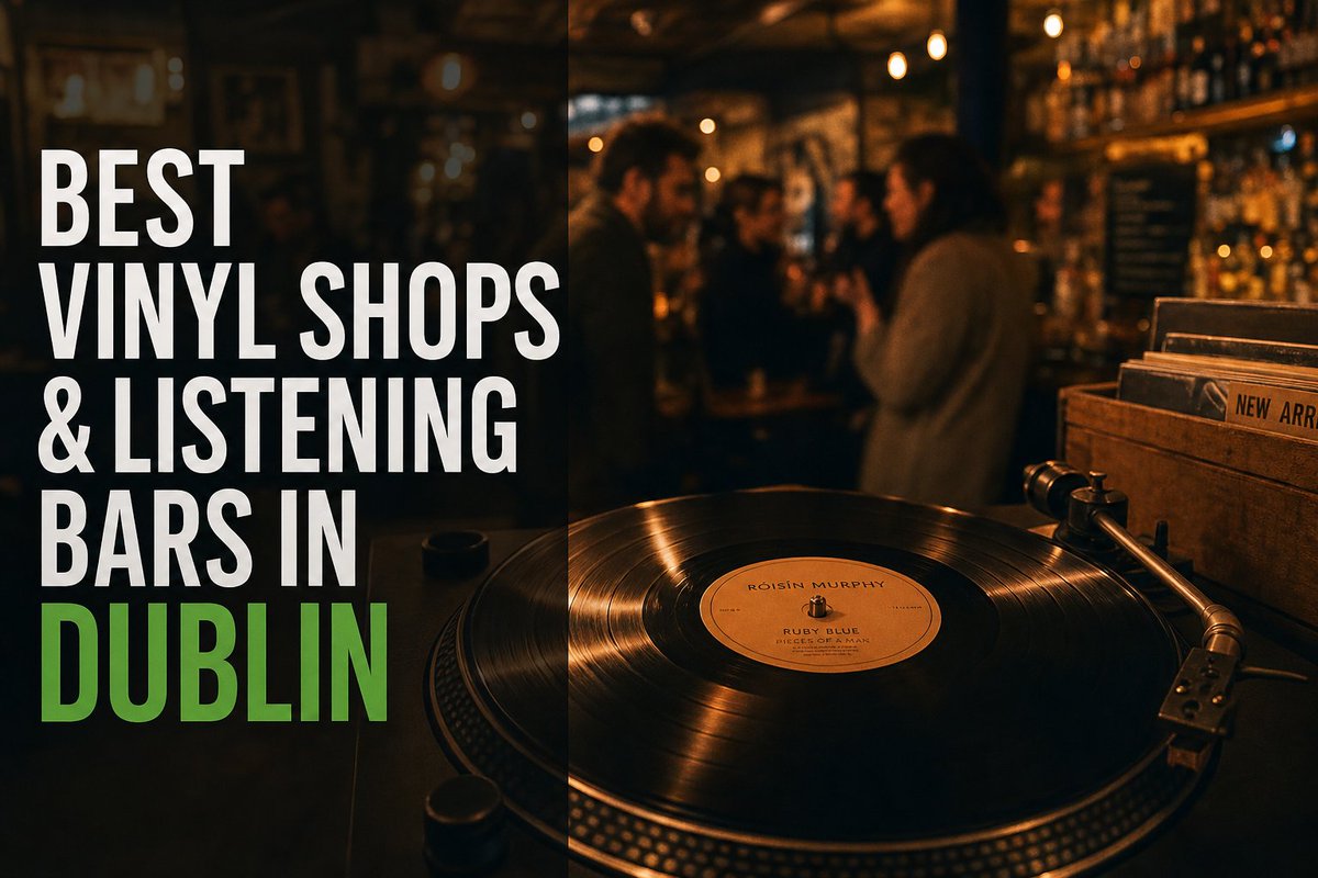 TopTenDublin's tweet photo. Dublin's vinyl scene has gone from record shops to full listening bars. The Big Romance runs vinyl-only Album Nights, Hen's Teeth pairs a proper room with records, Fidelity brings a serious system to a late night out.

https://t.co/xcuVDWVeUC https://t.co/s3Dh5MHVoe