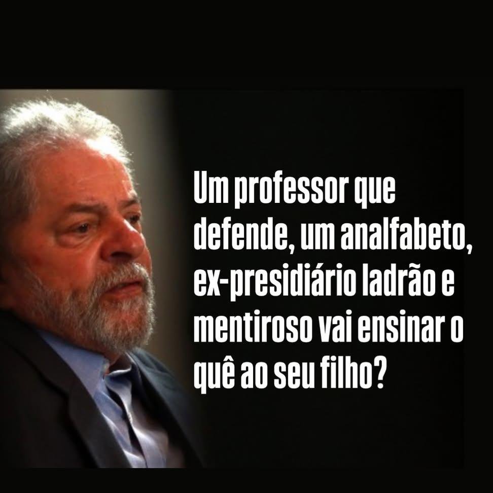 barros_floriano's tweet photo. Preciso desenhar? FAZUÉLI de Ladrão! 
#LulaLadrão https://t.co/s0tCVpST62