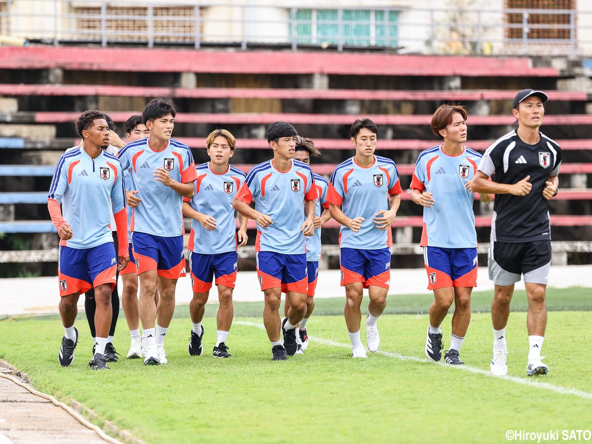 gekisaka's tweet photo. 【写真特集】U-19日本代表、クウェート戦のリカバリー組は軽めの調整(19枚)

https://t.co/UX3yJOpqZR

#サッカー日本代表 #daihyo #AFCU20 #ゲキサカ https://t.co/R6Nltl43oh
