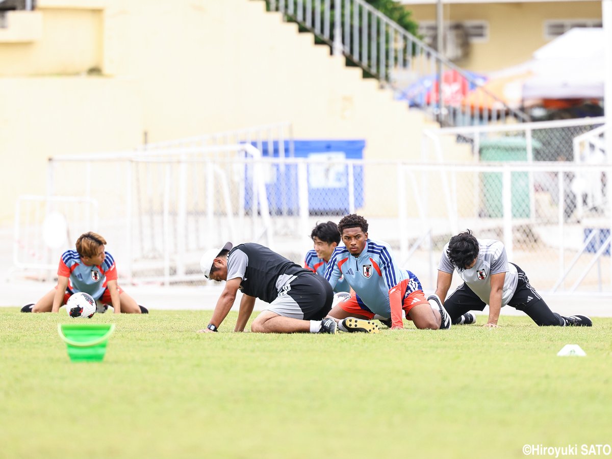gekisaka's tweet photo. 【写真特集】U-19日本代表、クウェート戦のリカバリー組は軽めの調整(19枚)

https://t.co/UX3yJOpqZR

#サッカー日本代表 #daihyo #AFCU20 #ゲキサカ https://t.co/R6Nltl43oh