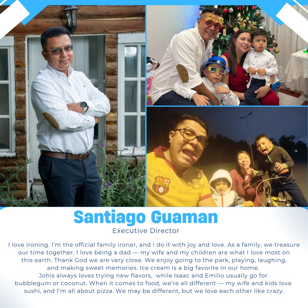 SantiagoPartner's tweet photo. "Serving those who need it most drives me—offering love, empathy, respect, &amp; reminding others of a God who never forgets us."

Thank you, Santy, for appreciating this work &amp; mission.

https://t.co/1v6RRpF26j

#SantiagoPartnership #EcuadorMission #StaffAppreciation #FaithInAction https://t.co/X8j4eyMNZd