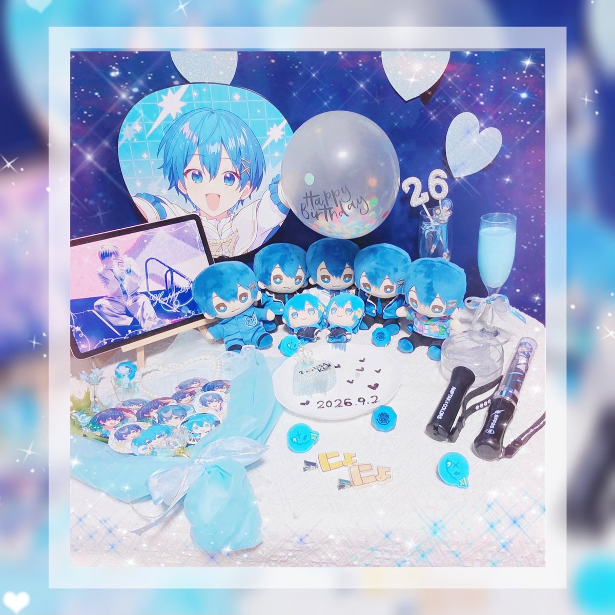 tigutigumiiko's tweet photo. *.𝜗𝜚⋆𝐇𝐚𝐩𝐩𝐲 𝐁𝐢𝐫𝐭𝐡𝐝𝐚𝐲.⋆𝜗𝜚.*

26歳のお誕生日おめでとう🎂🎉
日々、沢山の幸せをありがとう🌷* ゚

ちぐさくんに出会えたこの人生、とっても幸せです

この先も楽しい事沢山して、一緒に幸せになろうね😌🩵

#ちぐさくん
#ちぐたんおめ2026 https://t.co/bilis2IhW5