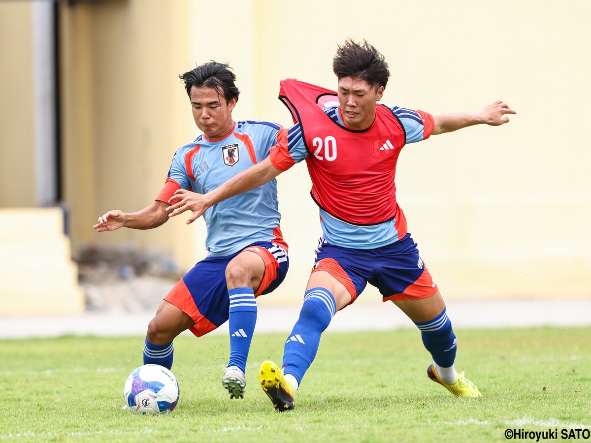 gekisaka's tweet photo. 【写真特集】次戦の活躍目指すU-19日本代表…鈴木楓、ニック・シュミット(ザンクト・パウリ)(11枚)

https://t.co/bQHUtTpyqT

#サッカー日本代表 #daihyo #AFCU20 #ゲキサカ https://t.co/JfkDlGSQT5