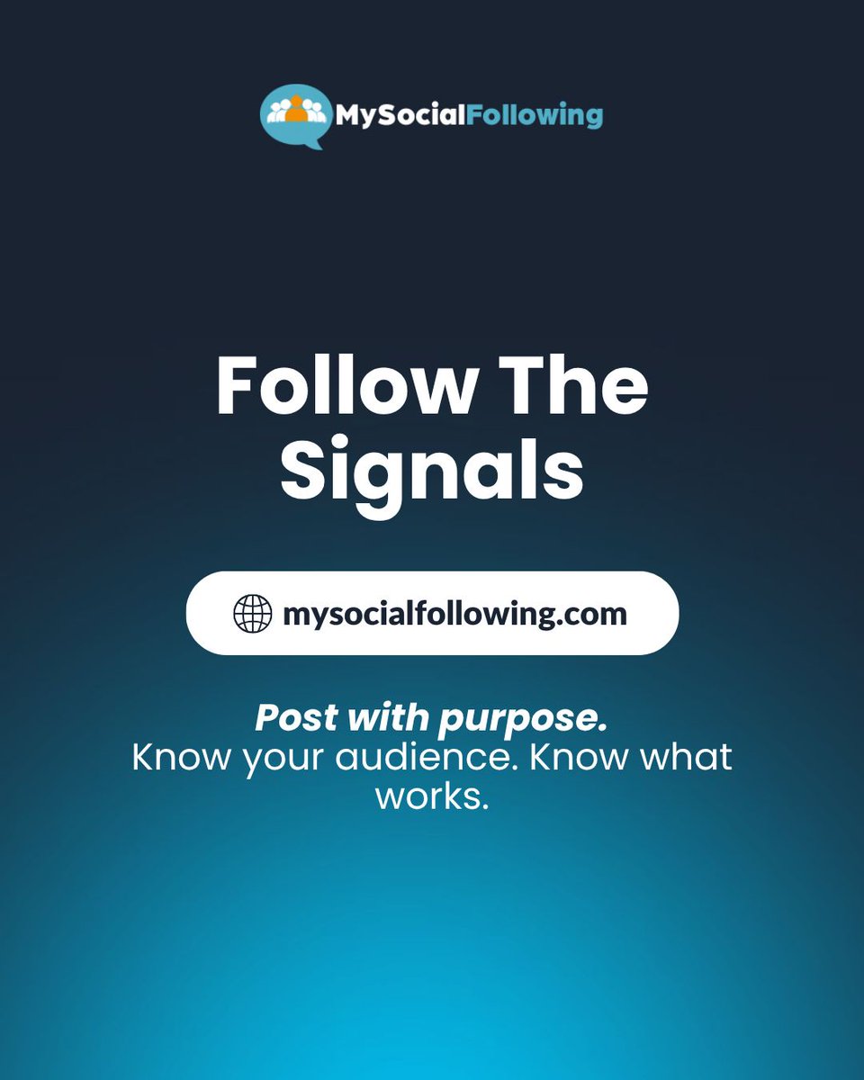 MySocialFollow's tweet photo. Not every follower is the right follower. 🎯

Focus on who engages, what they save and share, and which content attracts the right audience.

Don’t just grow your audience. Grow the right one.

#SocialMediaMarketing https://t.co/HSDMR83Dqm