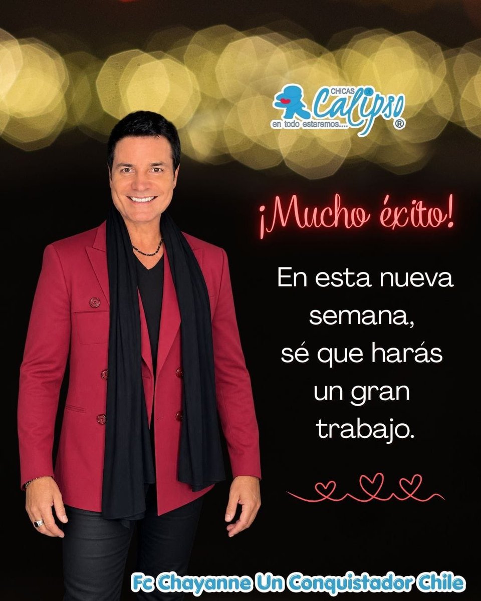 PattyCalipso's tweet photo. @ChapoyPati  ¡Que tengas una hermosa semana! Que cada día te regale una nueva esperanza, una sonrisa sincera y la fuerza para superar cualquier desafío. 🌷saludos desde #Chile @CHICASDECALIPSO https://t.co/HphZvRNdVx