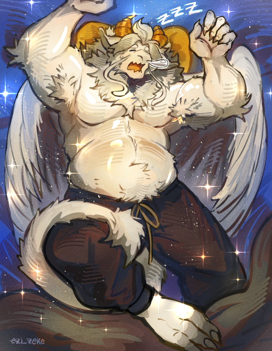 EziZekekiel's tweet photo. sleepy fluffy dragon✨☁️💤comm for @Kio_o000 https://t.co/U2rZdIERUj