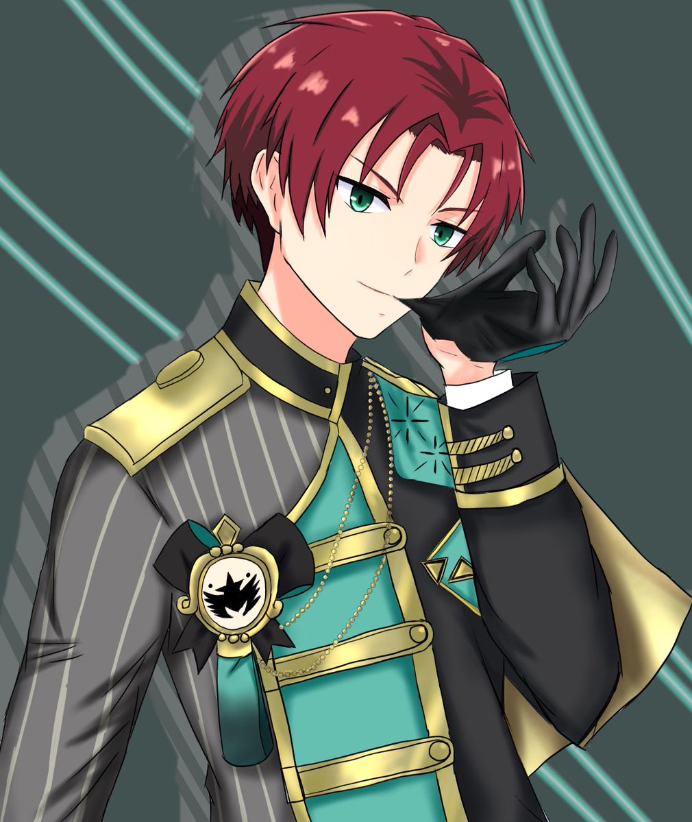 crystal05letter's tweet photo. バトルフェス衣装 眉見鋭心イラスト
手袋の付け方がとても素晴らしかった😭
口に含んでつけて欲しい https://t.co/GWsD1iwFm2