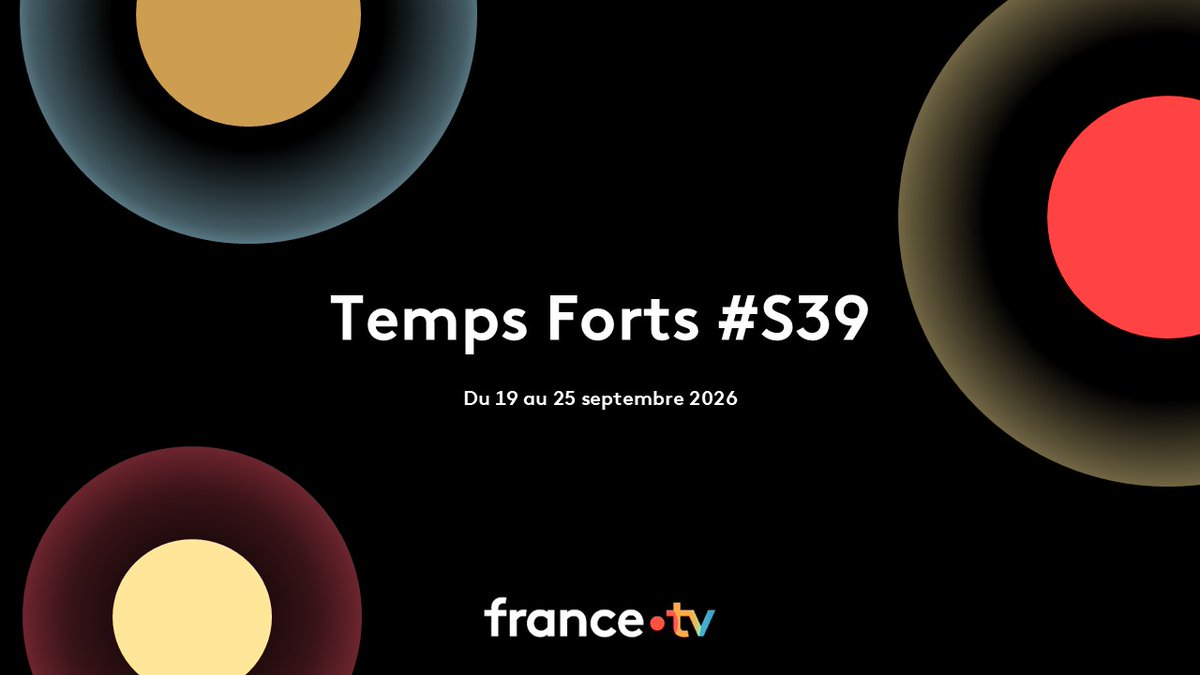 francetvpro's tweet photo. đ
Retrouvez les #TempsForts de @Francetele pour la semaine 39 du 19 au 25 septembre 2026 :
â¶ïžhttps://t.co/t3VAPEHHez https://t.co/SnjWhs0WPg
