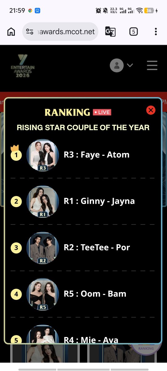 FayeAtom_CNFB's tweet photo. We’ve kept our position in tonight’s limited double-voting round. Grateful for everyone’s support! Tomorrow is the last voting day. Let’s stay strong till the end.

#FayeAtom
#FayePeraya
#AtomPariya https://t.co/0Cm6SiR0Pb