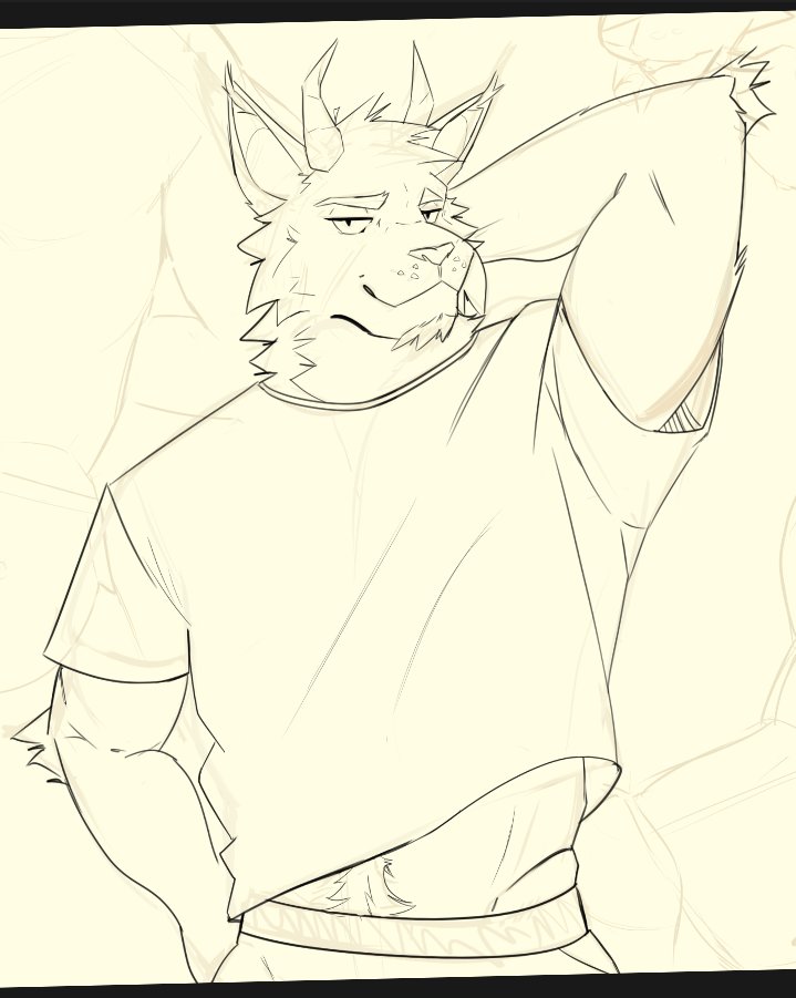 MrLynxArt's tweet photo. making ref sheet for sona ^^ https://t.co/pBVpoH9xXg