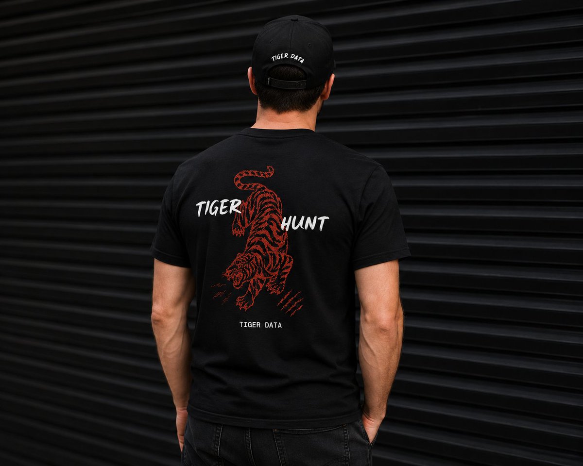 TimescaleDB's tweet photo. Four out of five Tiger Hunt tasks you can do at 11pm on a Tuesday.

Task 5 is a workshop, and those have dates on them.

Plan around it. https://t.co/5RSRi6hjTK https://t.co/5gayakr72g