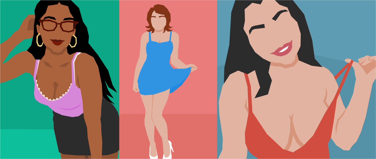 hhrichards's tweet photo. Characters Ingrid, Sophie &amp; Maddie from my game 'Lewd Mod 2' https://t.co/q1kVnoceVs #nsfwart #vectorart #eroticart #nsfwgame #indiegame https://t.co/2yr51UcbP1