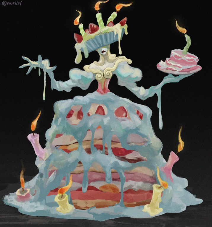 nass9696's tweet photo. Birthday Cake Witch🎂 https://t.co/tVXUD448o2