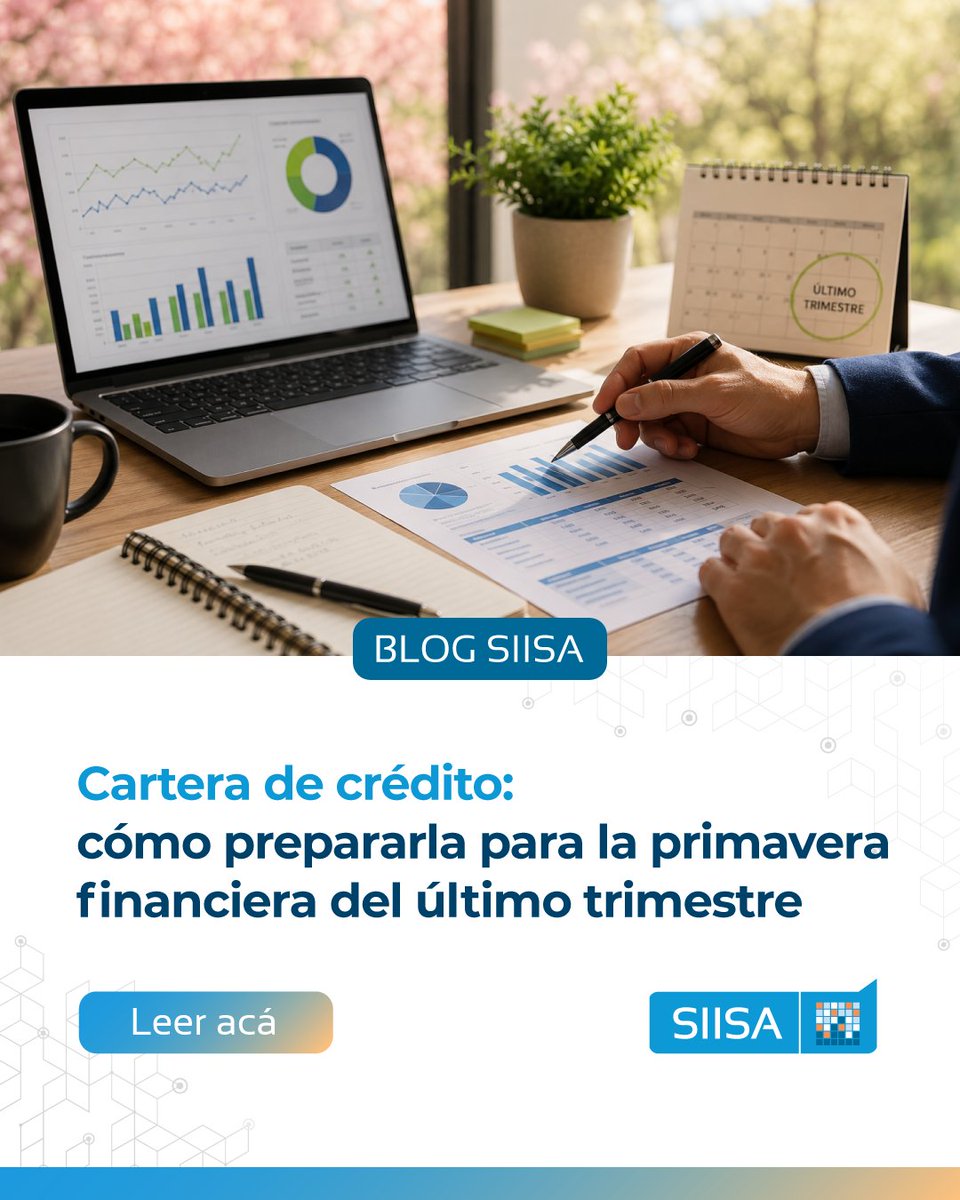 siisaok's tweet photo. El último trimestre empieza a definirse mucho antes de que llegue.

La mitad final del año es un buen momento para revisar la cartera de crédito, detectar cambios en el comportamiento de pago y ajustar la estrategia para los meses de mayor movimiento. https://t.co/HiS9faLhgv